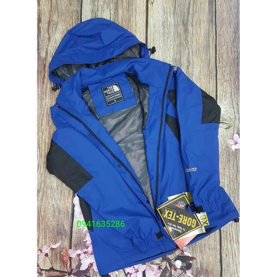 [FREE SHIP]ÁO GIÓ TNF 2 LỚP CHỐNG NƯỚC 100% MÀU XANH COBAN - AZ50 ❀ ❀ * < ⁶