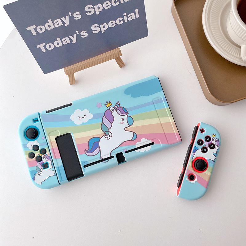 Vỏ Tpu Mềm Bảo Vệ Tay Cầm Máy Chơi Game Nintendo Switch Hình Pikachu Doraemon Dễ Thương