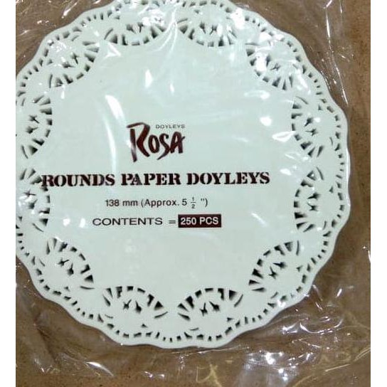 Paper Doilies Rosa 5.5 "/ Lace Mat / Doyles / Lace Paper