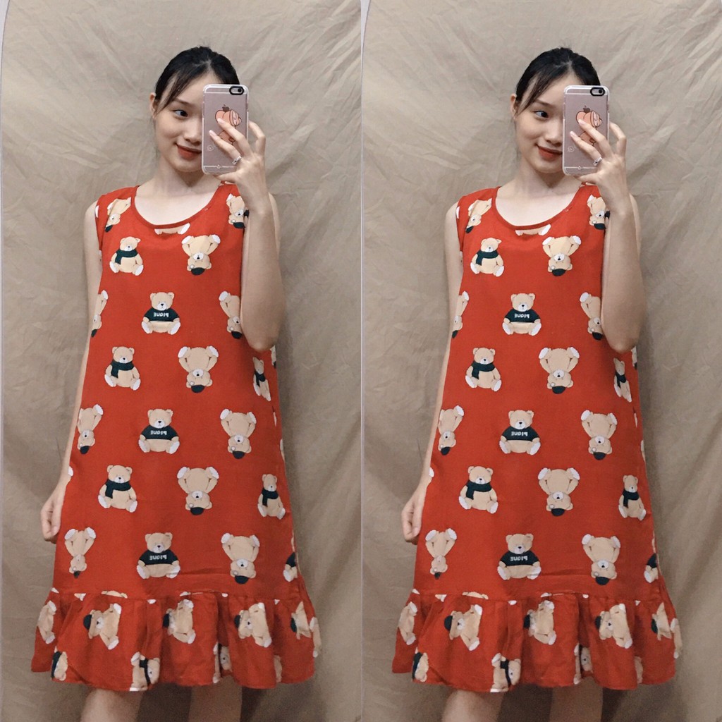 Đầm bầu thời trang dạ hội ĐE1108 Váy Bầu Chất Lanh (freesize)