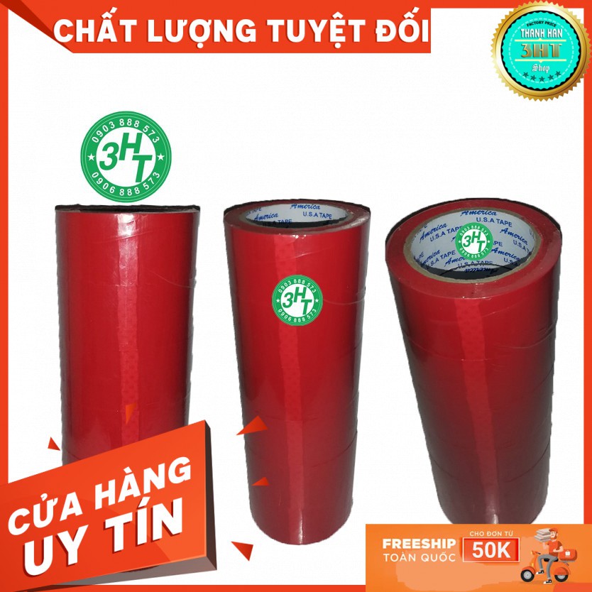 BĂNG DÍNH MÀU ĐỎ 5F 1.2KG- THANH HAN