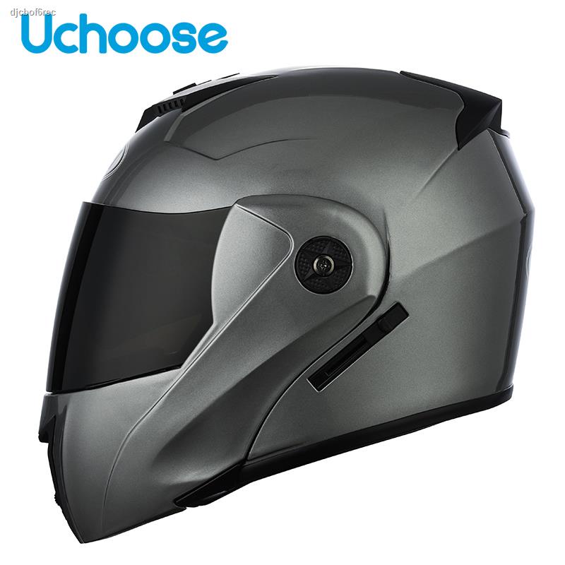 Chống gióﺴ♘An toàn Xe máy lật lên Mũ bảo hiểm DOT ECE casco casque moto motocross Mũ bảo hiểm có kính che nắng bên trong