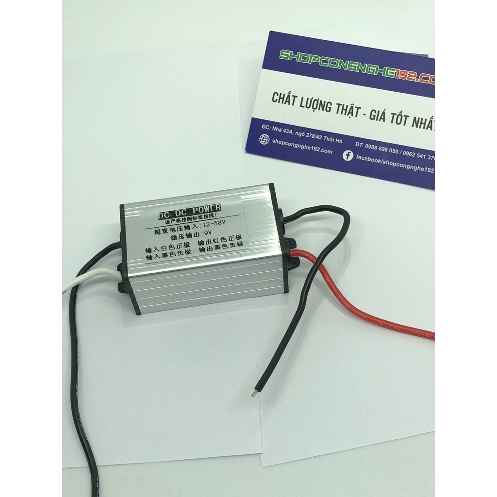 _Bảo hành lỗi 1 đổi 1 BỘ CHUYỂN ĐỔI NGUỒN ĐIỆN 24V XUỐNG 9V 6A CHỐNG NƯỚC