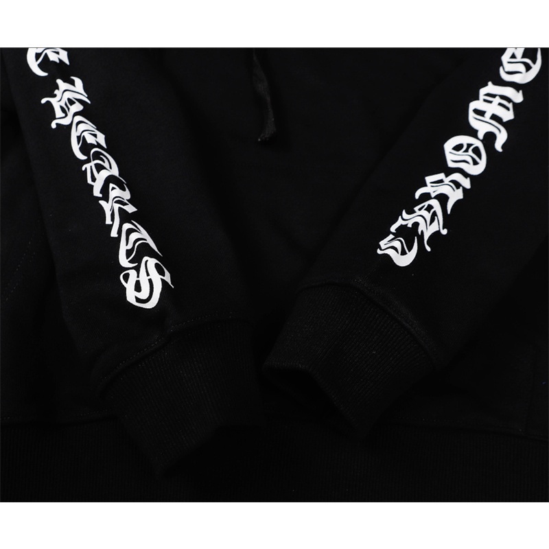 Hàng Có Sẵn Áo Hoodie Thể Thao Cotton Tay Dài In Hình Cánh Tay Hoa Trái Tim Chữ Chrome Cho Cặp Đôi Unisex