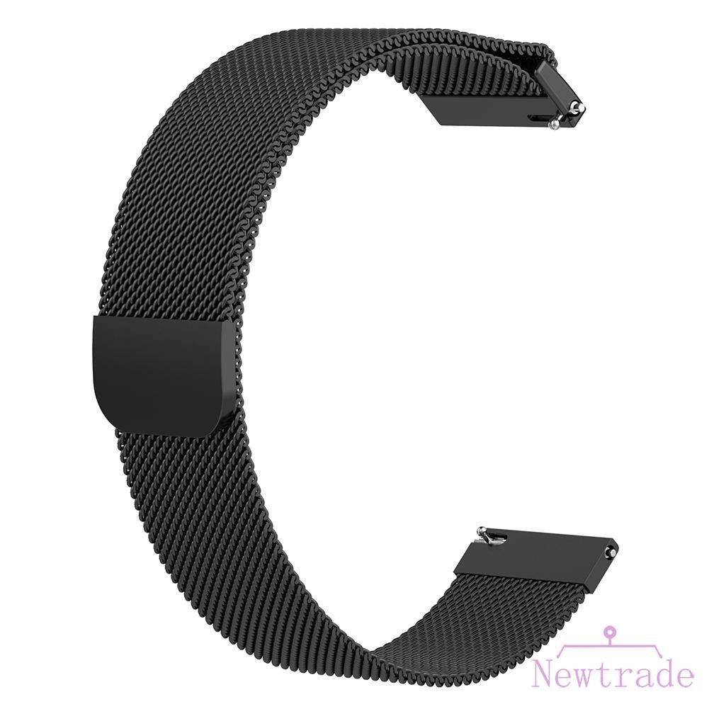 Magnetic Loop 22mm Stainless Steel Watch Band for Galaxy Watch Active 2