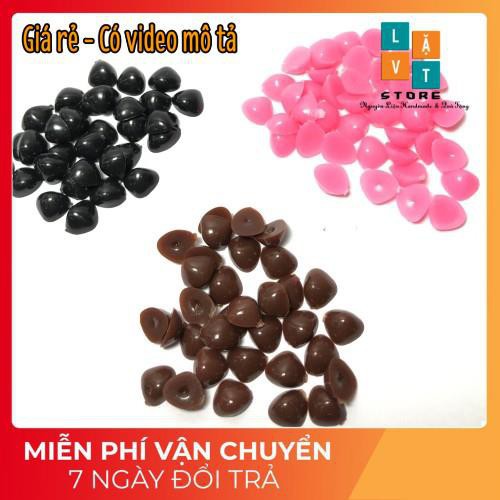 5 Mũi nhựa tạm giác nhiều màu, nhiều kích thước gắn thú bông, len chọc, làm đồ handmade