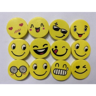 Set 3 viên tẩy mặt cười ,Icon cảm xúc