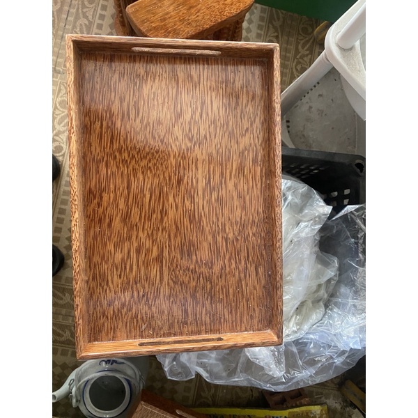 Khay đựng bình trà /ly tách / đồ ăn bằng gỗ dừa