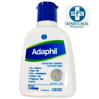 ✓ [chính hãng] Adaphil ® Sữa rửa mặt và tắm toàn thân cao cấp 125ml