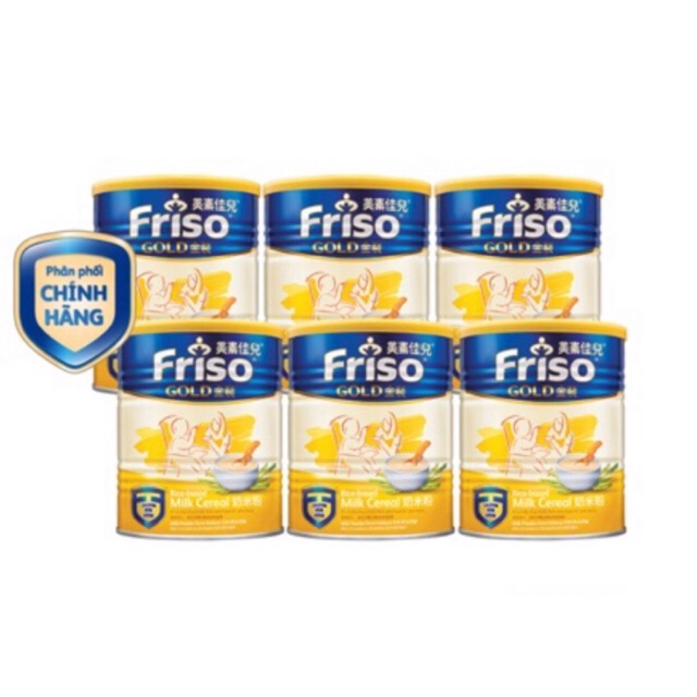 Combo 6lon Bột ăn dặm Friso gold 300g