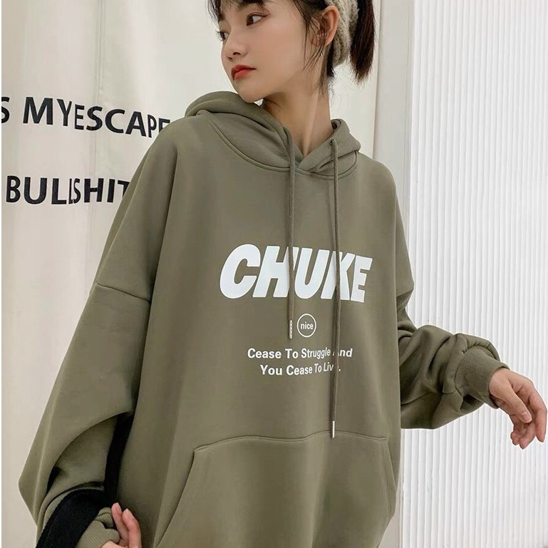 Áo Nữ, Áo Hoodies CHUKE Chất Nỉ Siêu Xinh Bán Siêu Chạy