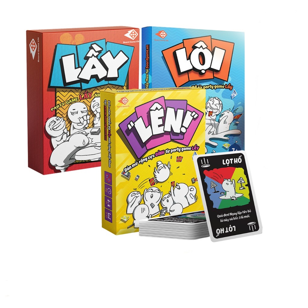 Combo thẻ bài Lầy- Lội- Lên - Party game