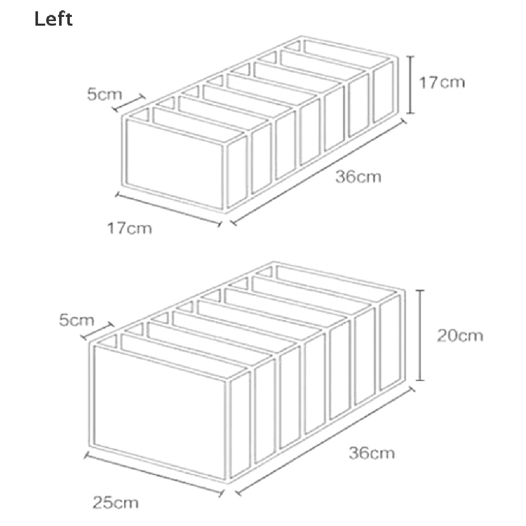 Hộp Đựng Đồ Chia Ngăn Bằng Vải Jean Tiện Dụng