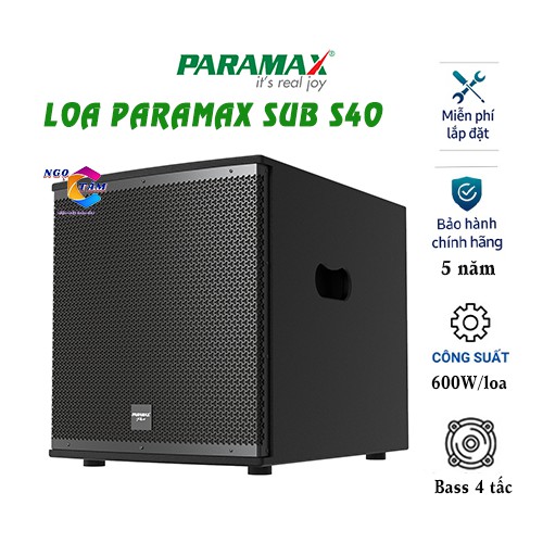 Loa Sub Hơi Paramax SUB-S40 New Hàng Chính Hãng