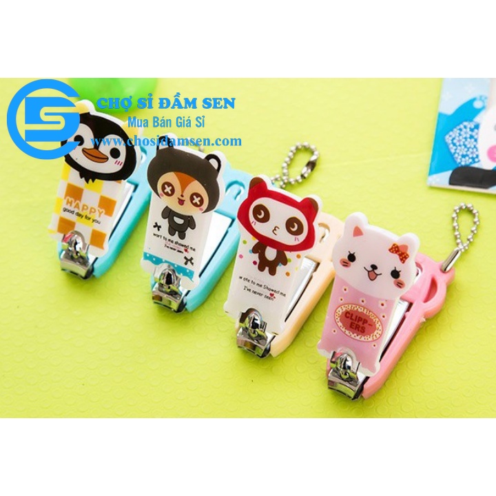 Bấm Móng Tay Hoạt hình Dễ thương, Phụ kiện Gắn chìa khóa siêu cute. Giao màu ngẫu nhiên B04-BamMT-HH