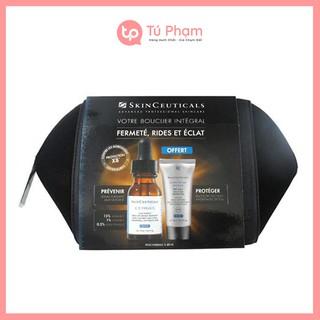 Bộ Sản Phẩm 2 Món Skinceuticals Votre Bouclier Integral (Tinh Chất C E  Feruclic và Kem Chống Nắng Ultra Facial Defense)