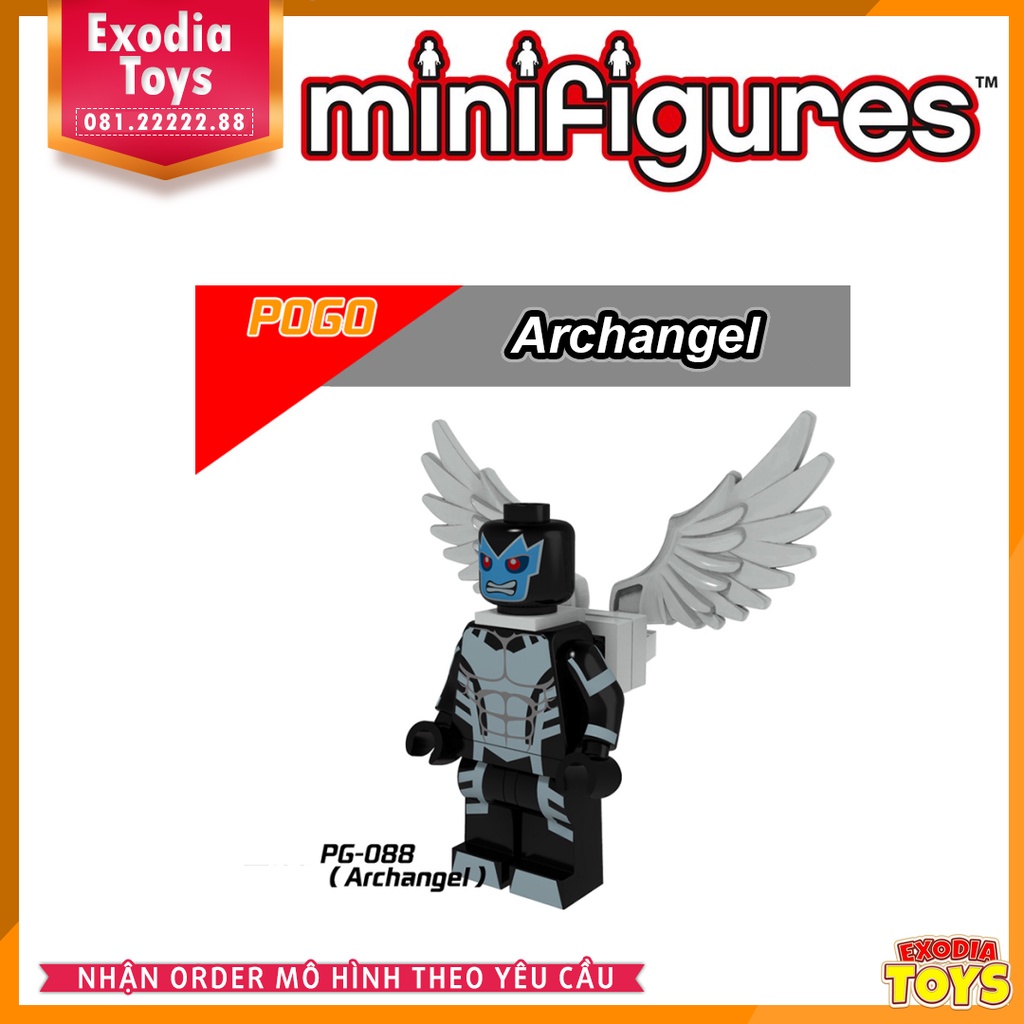 Xếp hình minifigure siêu anh hùng Dị Nhân X-Men - Đồ Chơi Lắp Ghép Sáng Tạo  - POGO 8019