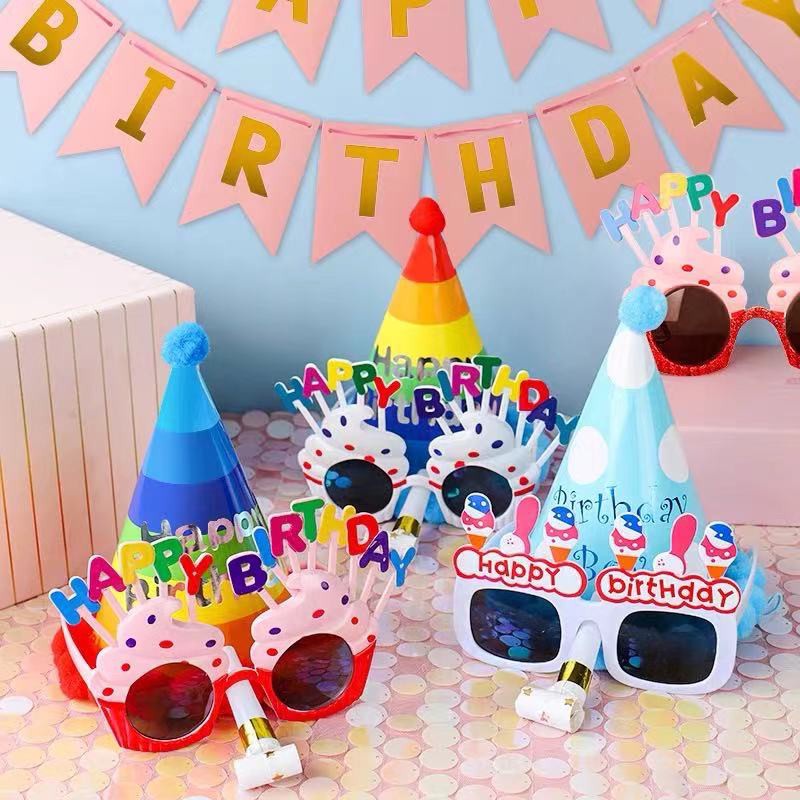 Mắt Kính Chúc Mừng Sinh Nhật Vui Nhộn