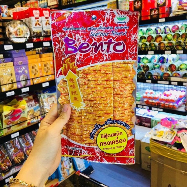 Mực bento màu đỏ gói to Thái Lan 20k/ 1 gói 20gr