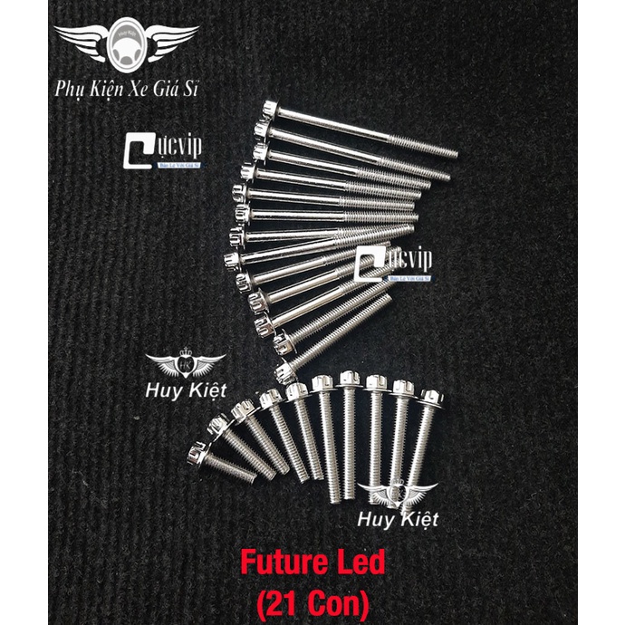 Bộ Ốc Lốc Máy Salaya Inox 304 Cho Future Led (21 Con) MS4894