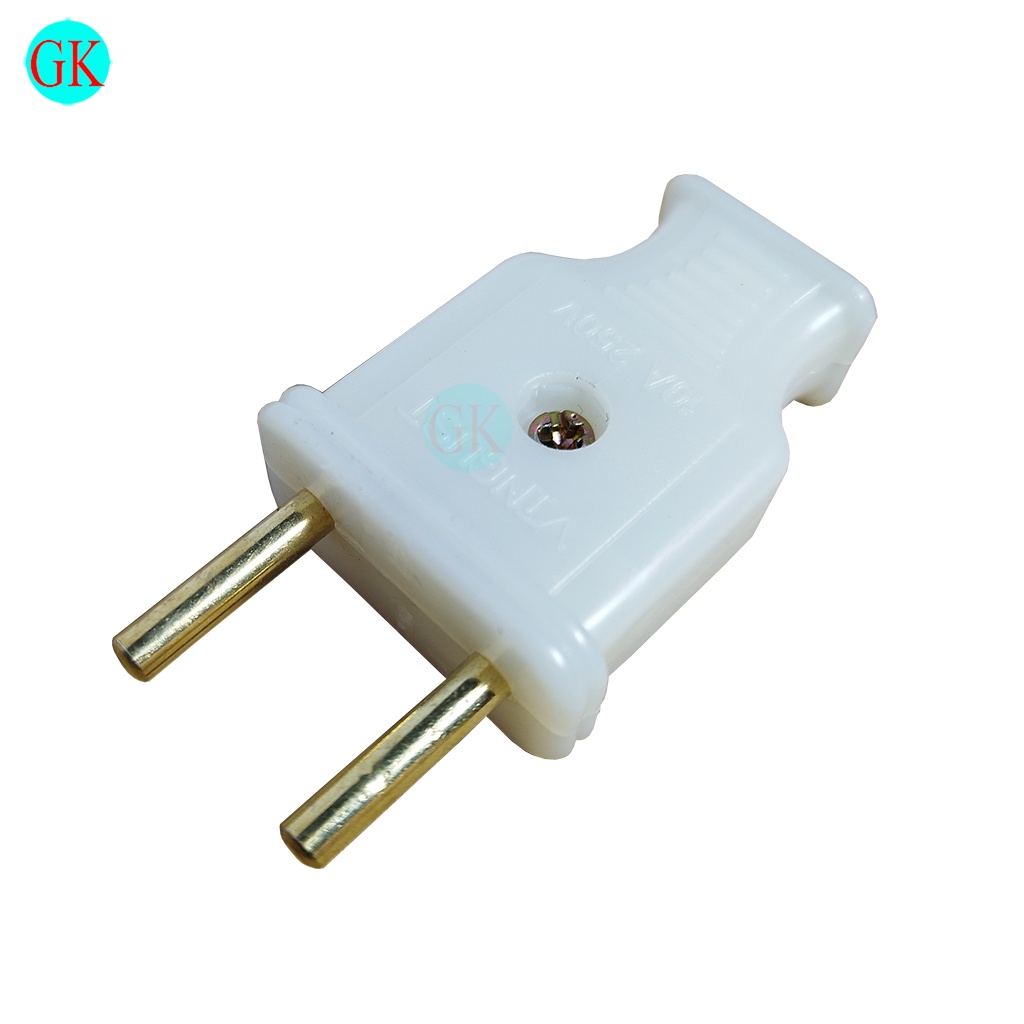 Phích cắm điện 10A 250Vac Chân Tròn