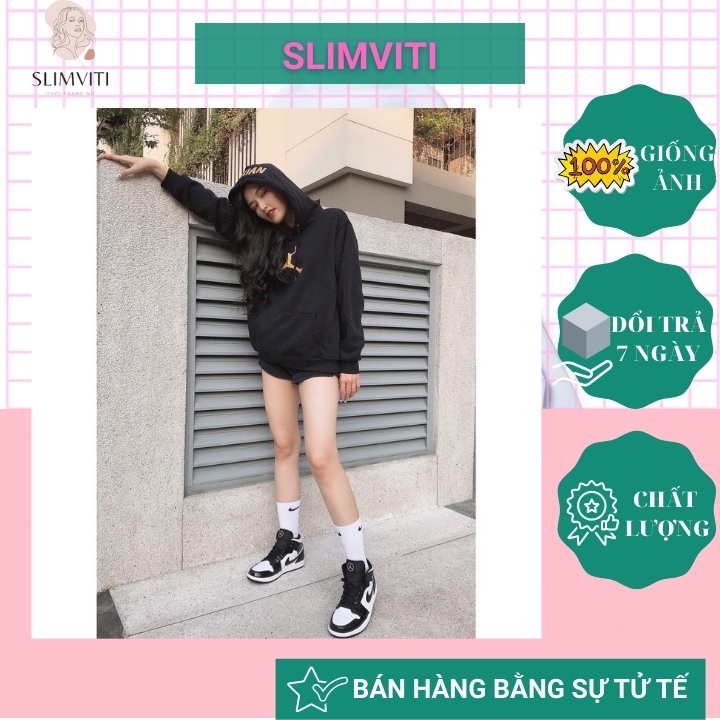 Áo hoodie Jordan form rộng đôi nam nữ unisex SLIMVITI V50 | BigBuy360 - bigbuy360.vn
