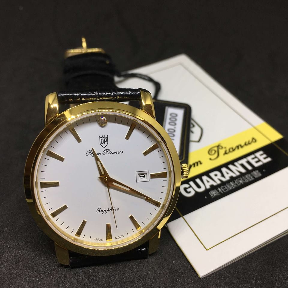 Đồng Hồ Olym Pianus OP130-06 Nam/Nữ Dây Da Chính Hãng Nhật Bản | BigBuy360 - bigbuy360.vn