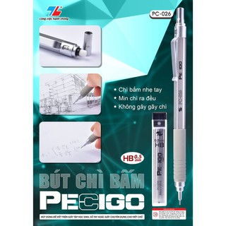 Bút chì bấm PECIGO Thiên Long PC-026 (Vỉ 1 Cây)