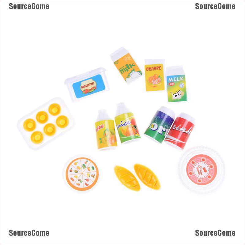 Set 12 Mô Hình Bình Sữa Mini Trang Trí Nhà Búp Bê