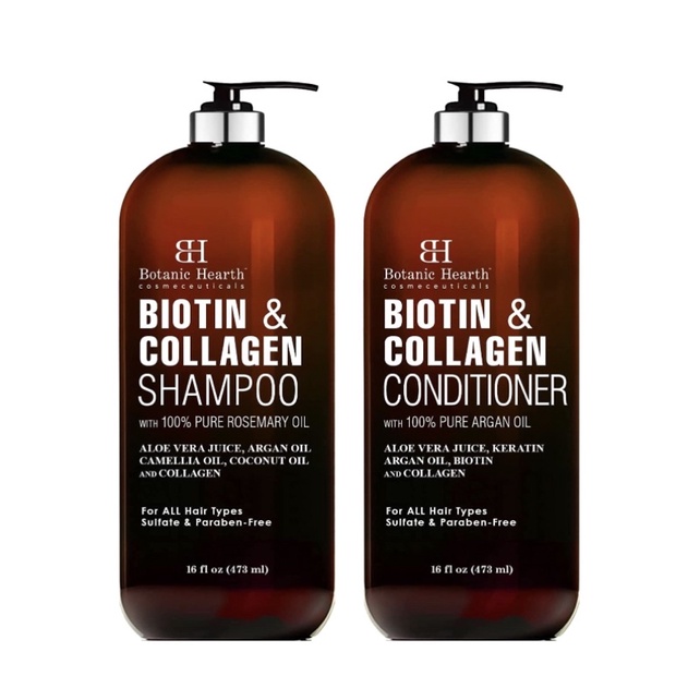 Bộ dầu gội + xả BOTANIC HEARTH Argan Oil Shampoo and Conditioner 473ml/chai USA