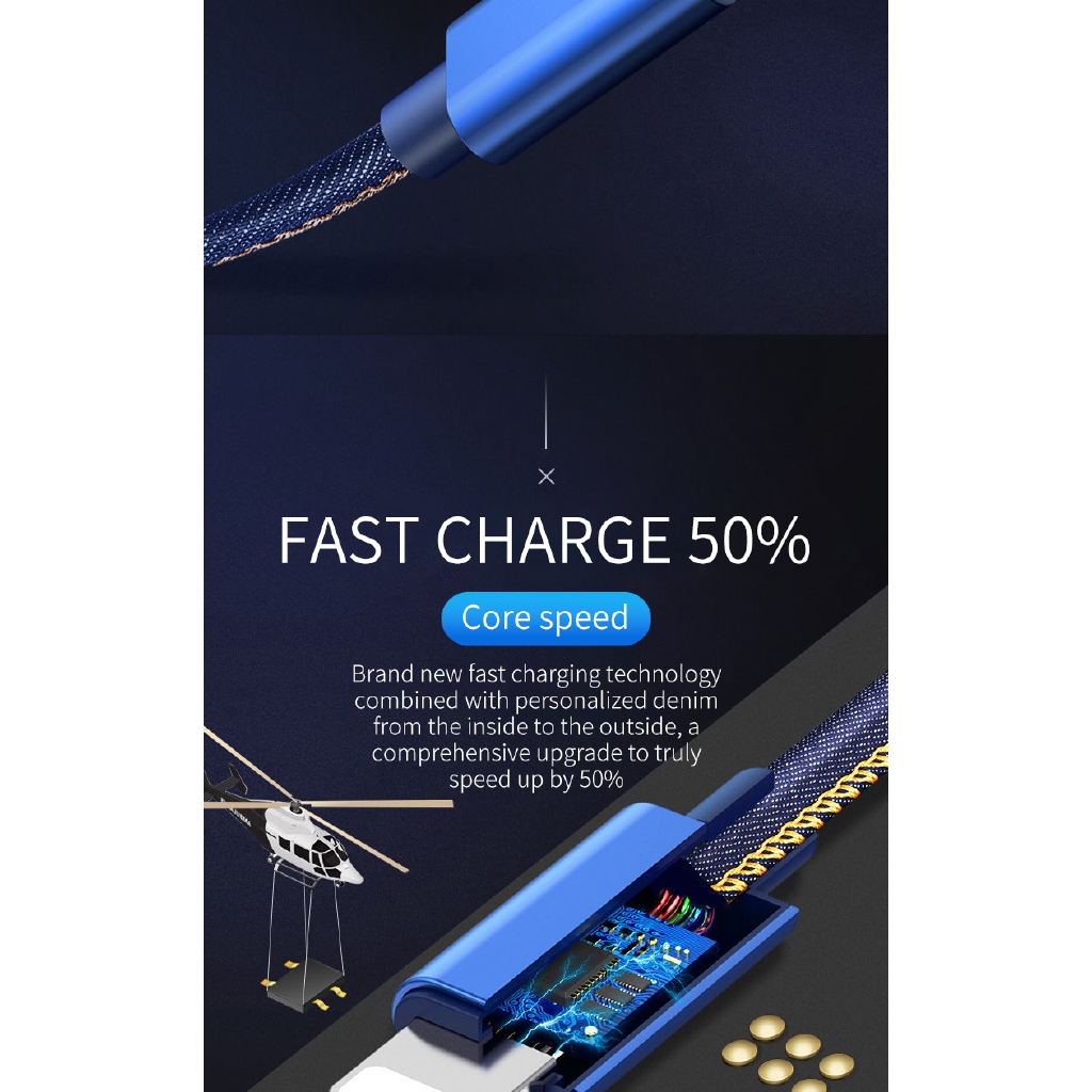 Dây Cáp Sạc Nhanh Cao Cấp Cho IP6/6S 7/8P Xsmax