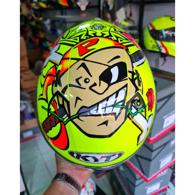 Nón bảo hiểm 3/4 2 kính KYT NFJ tem Espargaro Misano 2018