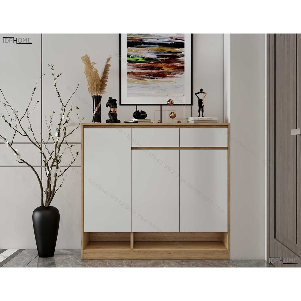 Mẫu tủ giày 1m2 tiện nghi TG6805