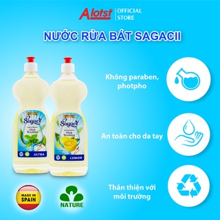 Nước rửa bát đậm đặc Sagacii 750ml