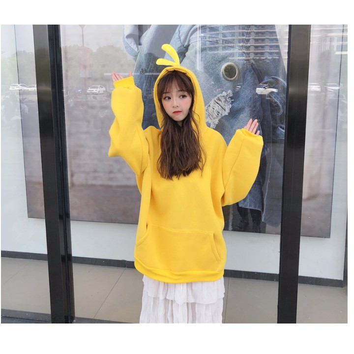 (Xả kho) Áo hoodie nữ cute dày rộng phong cách Hàn Quốc (Ảnh thật) | BigBuy360 - bigbuy360.vn