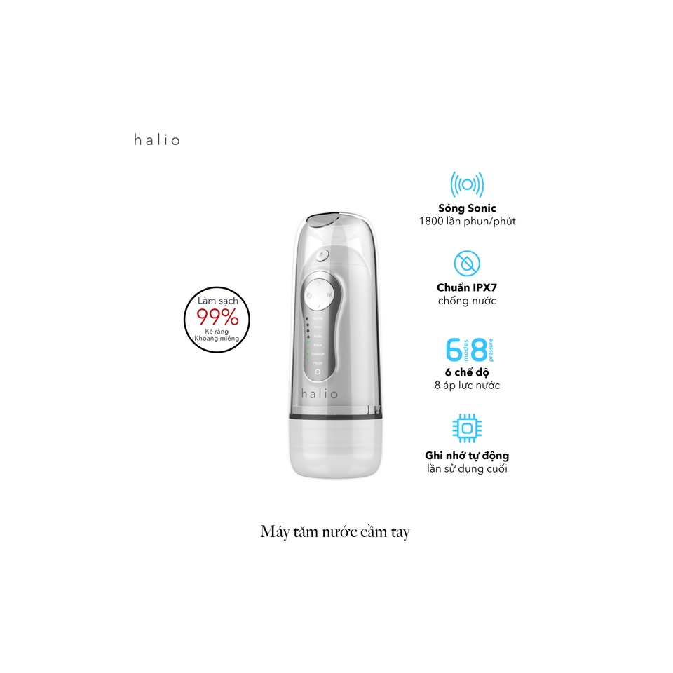LIXIBOX Máy Tăm Nước Cầm Tay 6 Chế Độ Halio Professional Cordless Oral Irrigator