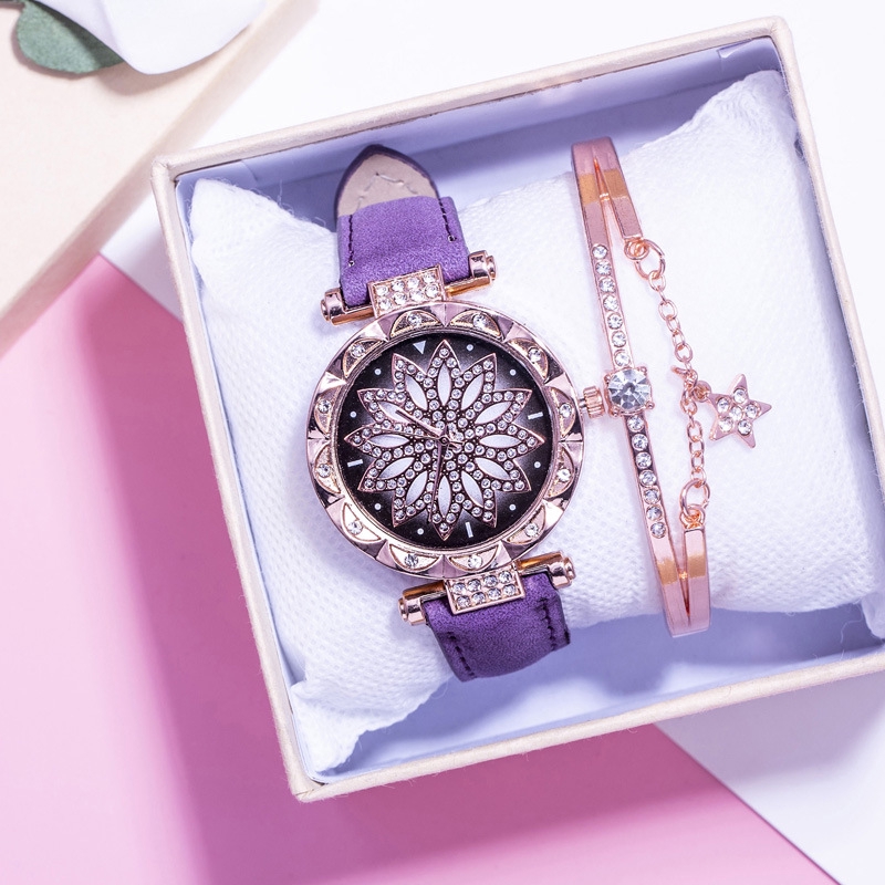 Đồng hồ đeo tay nữ Diamond Luxury Watch