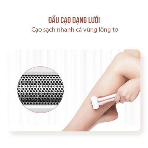 [Che Tên SP] Máy Cạo Lông Nách Vùng Kín Dành Cho Nữ Thân Máy Kháng Nước FS5502 Hàng Chính Hãng Phi Shop