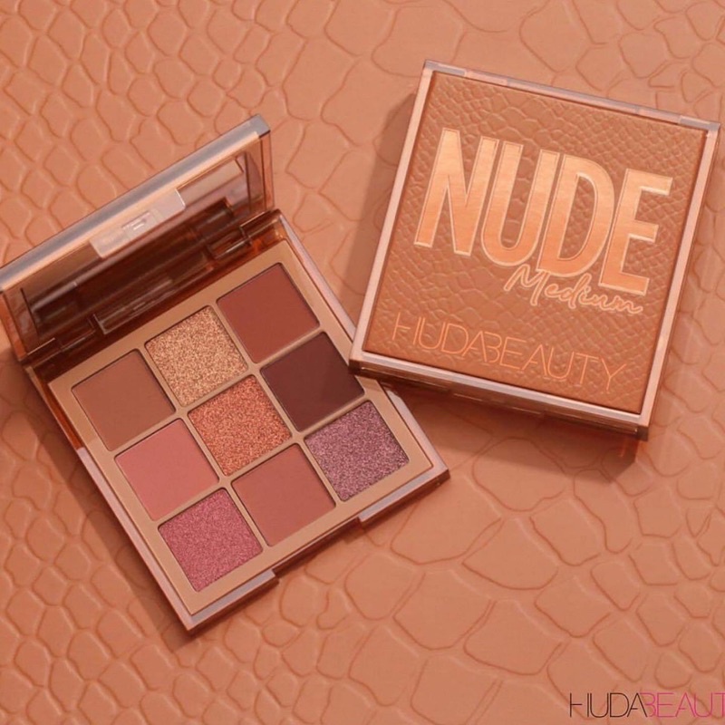 Bảng phấn mắt huda Nude Medium