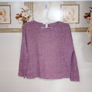 Croptop dài tay len gân