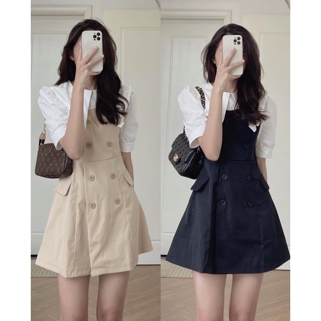 Set váy ngắn tay siêu xinh nữ tính