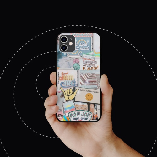 Ốp lưng iphone hình have a great day collage art cubism dễ thương  cho các dòng SAMSUNG PAP20210775