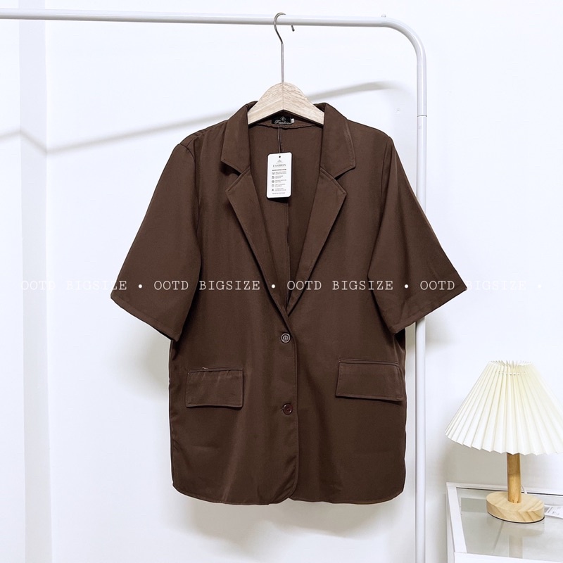 Áo khoác blazer tay ngắn OOTD BIGSIZE 60-90kg