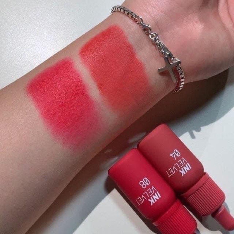 son Ink velvet bản mới màu 04 và 08
