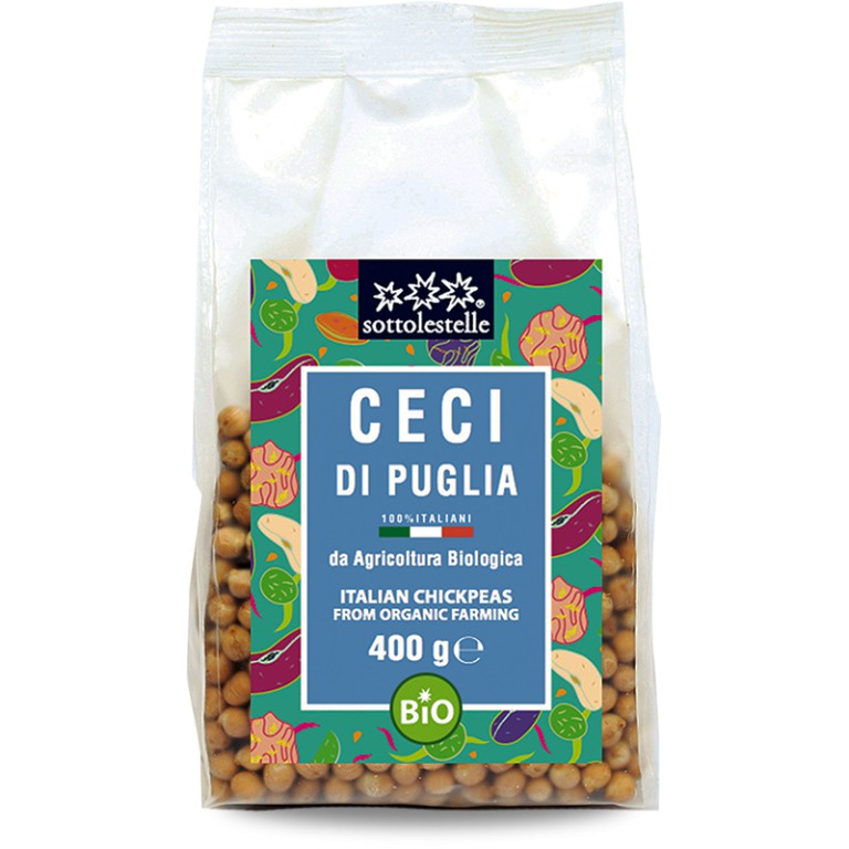 Đậu gà hữu cơ Sottolestelle 400g