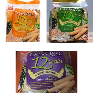 Bánh ngũ cốc Hàn Quốc 12loai đậu với 3 mùi:phô mai,khoai môn và đậu xanh (180g)