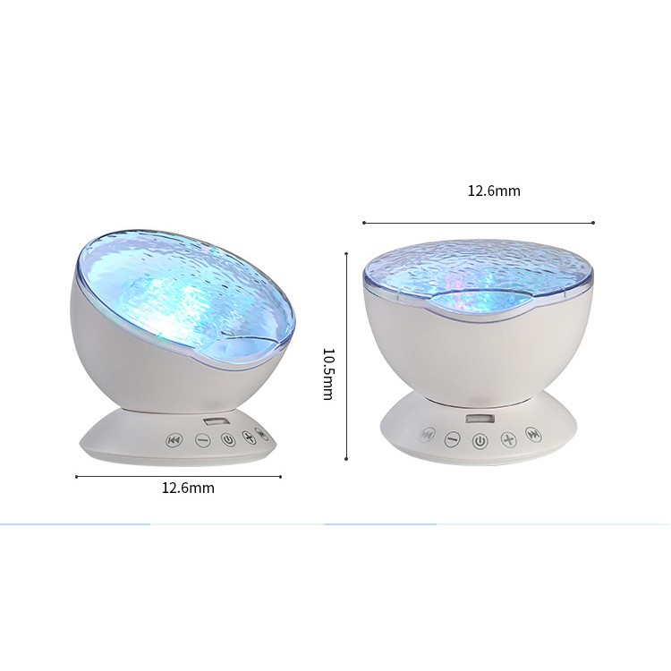 Bộ loa đèn điều khiển từ xa bằng remote Ocean Wave