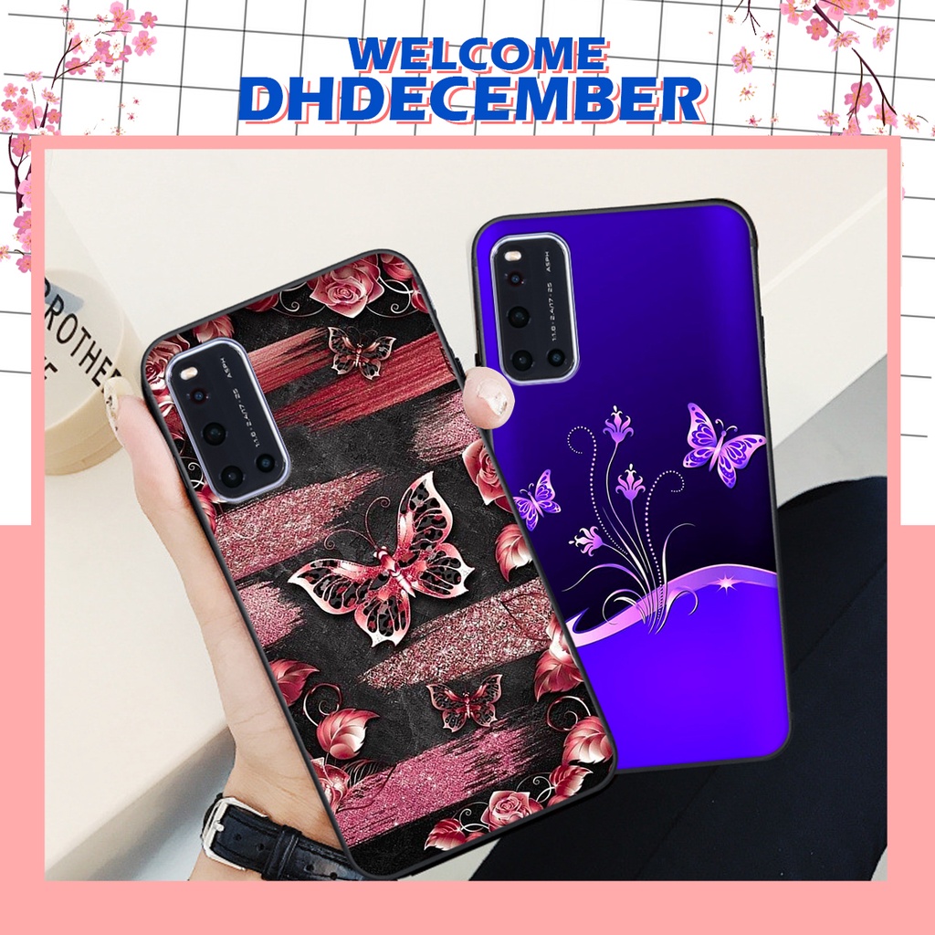 Ốp lưng Vivo V19 in hình hoa tinh tế , mới mẻ DH DECEMBER