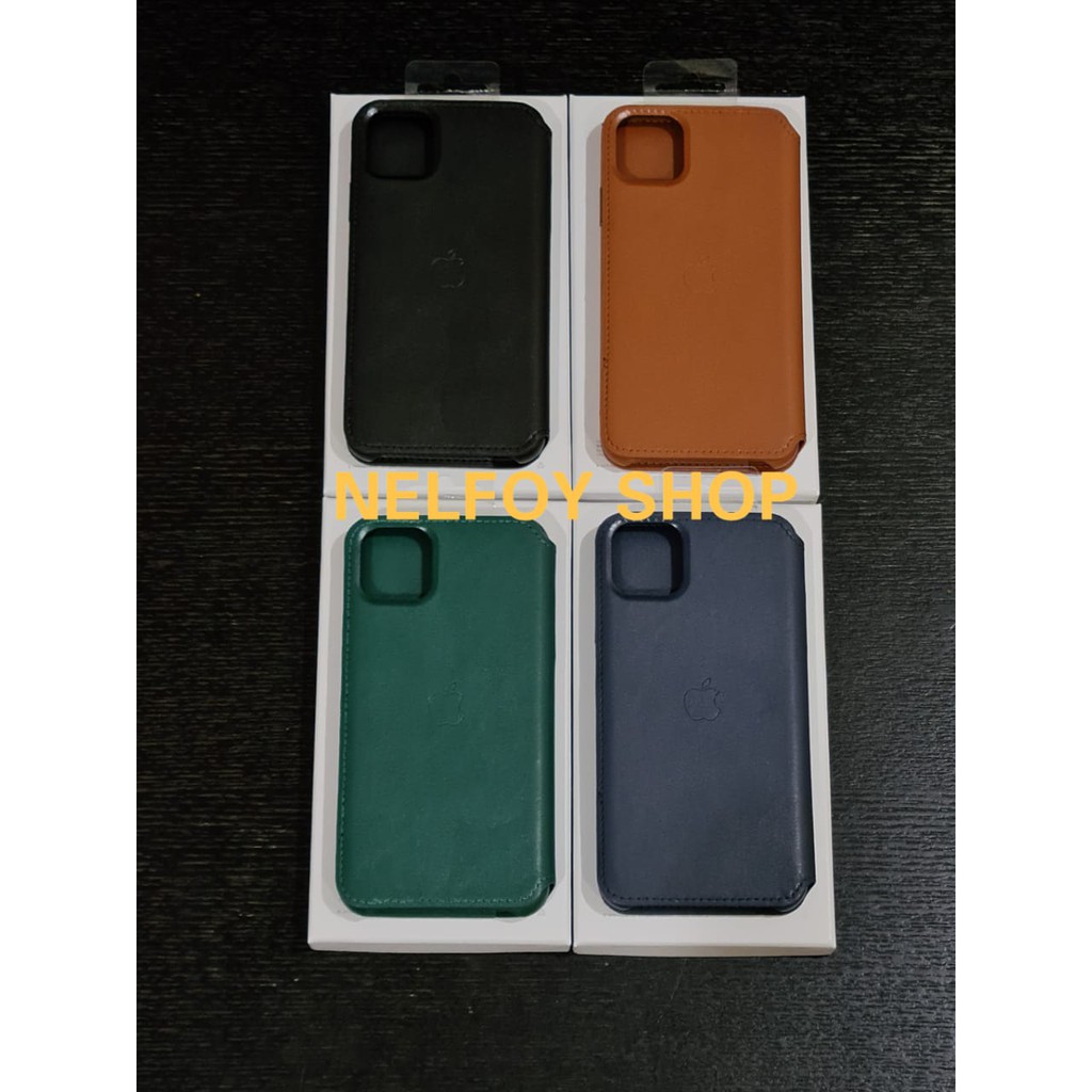 Ốp Lưng Silicone Cho Iphone 11 Pro Folio Cover Autolock