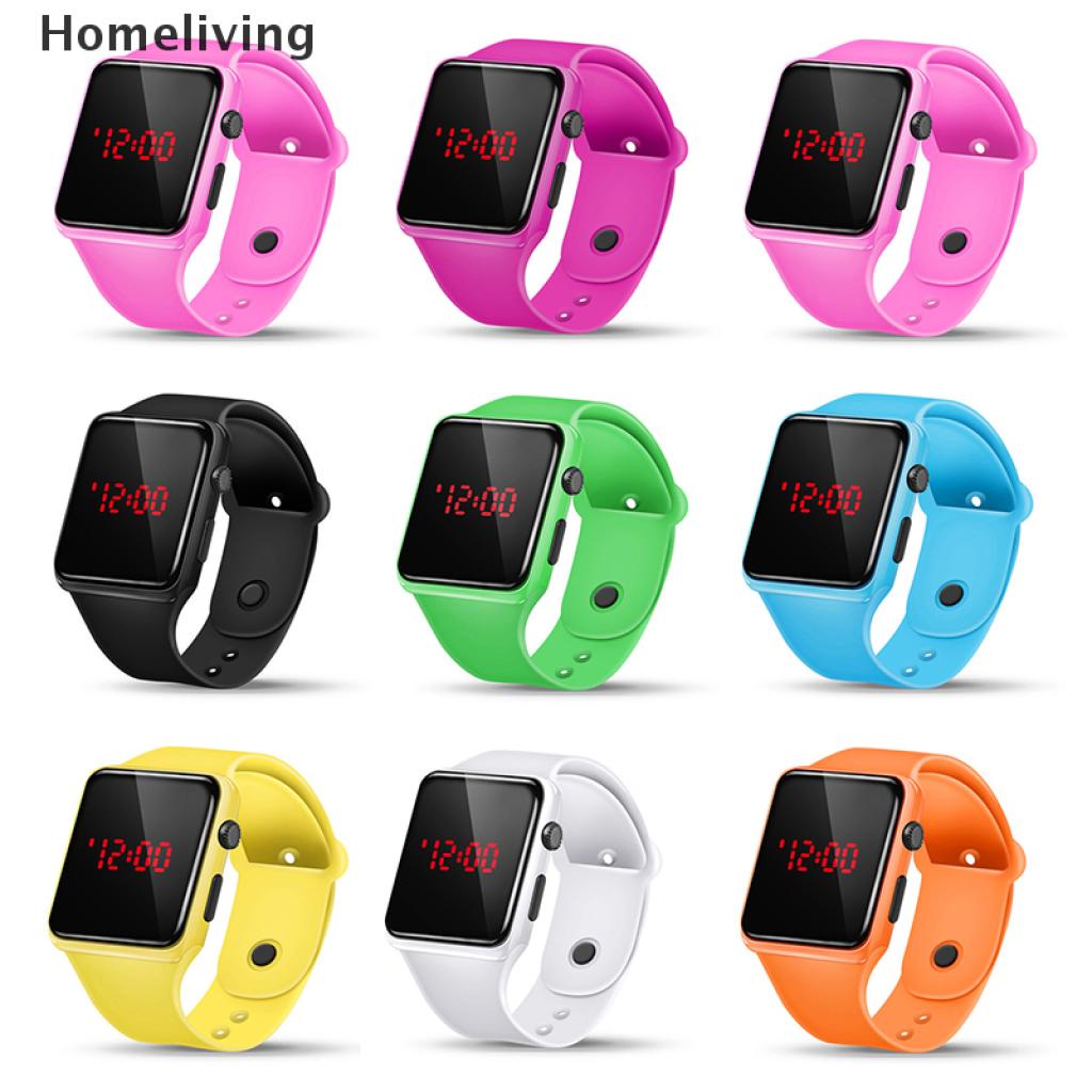 Đồng Hồ Điện Tử Dây Silicone Chống Thấm Nước Cho Bé